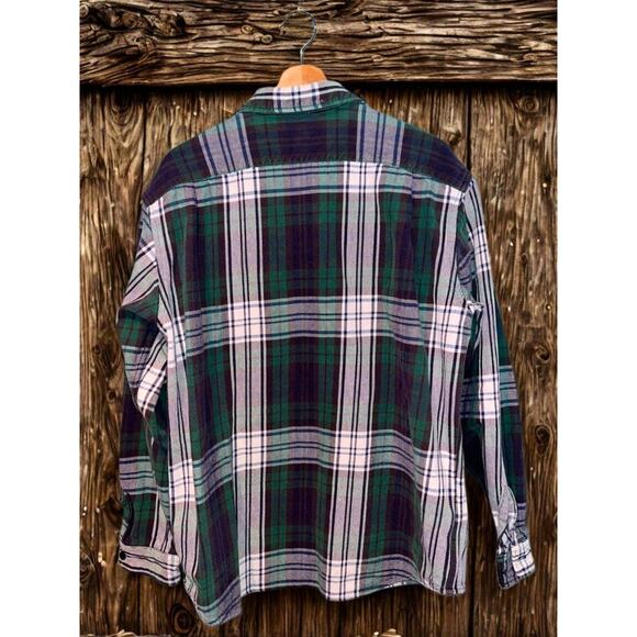 Polo Ralph Lauren Farrell Heavy Twill Shacket Men’s L Tartan Plaid Work Shirt - Picture 5 of 8